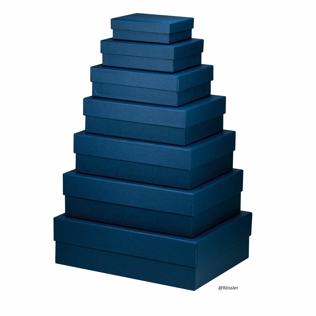 Geschenkschachteln 7er Set Navy